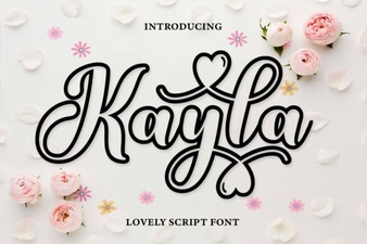 Kayla Outline Font for Elegant Design Projects