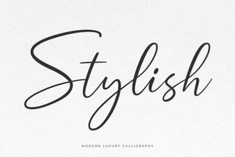 The Design Value of Stylish Fonts